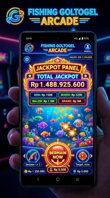 Tampilan antarmuka Goltogel yang intuitif dan mudah digunakan.